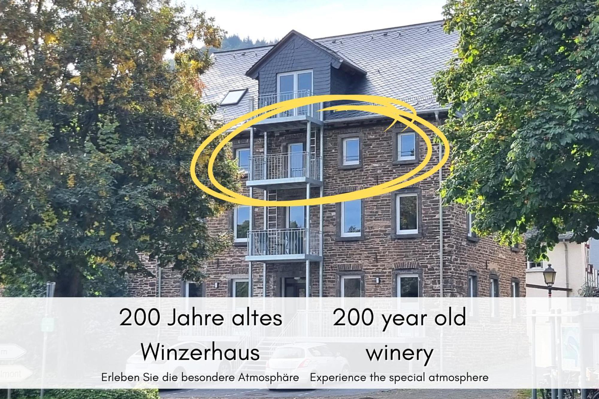 ブレムWinzerhaus Am Calmont - Raumwunder Mit Moselblickアパートメント エクステリア 写真